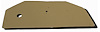 1968-69 CAMARO WATERSHIELDS FOR CONVERTIBLE DOORS ONLY 2 PCS - image 1
