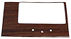 1968 CAMARO SHIFT PLATE WOODGRAIN 4-SPEED GUNSTOCK WALNUT - image 1