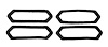 1969 CAMARO SIDE MARKER GASKET SET CONTAINS 4 PIECES - image 1