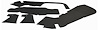 56 CADILLAC FLEETWOOD 60 SPECIAL BLACK TRUNK BOARD SET - image 1