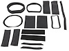 69-70 COUGAR HEATER SEAL KIT W INTEGRAL AIR - image 1