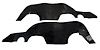 1967 CHEVELLE A-ARM DUST SHIELD W STAPLES - image 1
