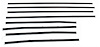 CH138R Replacement Felt Kit for 1966-1967 Chevy Chevelle 2-Door Hardtop - image 1