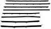 CH185A Authentic Felt Kit for 1966-1967 Chevy Chevelle Coupe - image 1