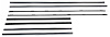 CH258R Replacement Felt Kit for 1965 Chevy Chevelle Convertible - image 1