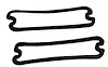 1964 CHEVELLE / EL CAMINO PARKIKNG LIGHT GASKETS 2 PER SET - image 1