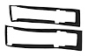 1968 CHEVELLE TAIL LAMP BEZEL TO BODY GASKETS PAIR - image 1
