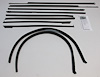 1966 SUPERKIT IMPALA 2 DR HARDTOP AUTHENTIC FELTKIT / GLASS RUN SET - image 1