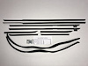 1967 SUPERKIT- CAPRICE 2 DR HARDTOP AUTHENTIC FELTKIT / GLASS RUN SET - image 1