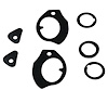 1965-68 FULL SIZE GM LOCK AND HANDLE GASKET SET 7 PCS - image 1