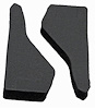 1965-67 CHEVROLET FULL SIZED CARS COWL VENT SEALS - image 1