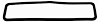 1939-46 G.M. PICKUP ALL COWL VENT GASKET - image 1