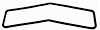 1947-53 G.M. PICKUP ALL COWL VENT GASKET - image 1