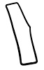 1954 G.M. PICKUP ALL COWL VENT GASKET - image 1