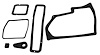 Heater Seal Kit GM Truck - image 1