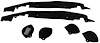 1967-72 G.M. PICKUP ALL FRONT INNER FENDER AT REAR DUST - image 1