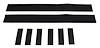 60-72 HOOD BRACE ANTI-RATTLER SET 9 PCS - image 1