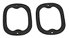 1947-54 CHEVROLET PANEL / SUBURBAN TAILLIGHT LENS GASKET 2 PCS - image 1