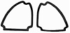1960-66 CHEVROLET PANEL / SUBURBAN TAILLIGHT LENS GASKETS - image 1