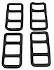 1968-72 CHEVY PICKUP SIDE GASKETS W/O CST4 PCS - image 1