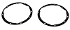 1947-57 HEADLAMP HOUSING GASKET SET - image 1