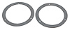 1960-61 TAILLIGHT LENS GASKET - image 1