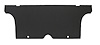 F128 Rear Seat Divider Board for 1960-1965 Ford Falcon, Mercury Comet Sedan - image 1
