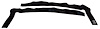 64-65 FALCON 6CYL EXCEPT HT / CONV. REAR FENDER TO COWL - image 1
