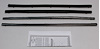 1966-70 FALCON 4 DR SEDAN STATION WAGON FELTKIT FRONT DOORS ONLY - image 1