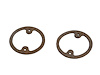1960-62 FALCON COMET BACK UP LENS GASKET PAIR - image 1