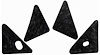 64-5 FAIRLANE 62-4 METEOR HOOD INSULATION - image 1