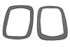 1967 FAIRLANE TAILLIGHT LENS TO HOUSING GASKETS PAIR - image 1