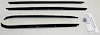 1975-78 FULL SIZE WAGON DOOR OUTERS ONLY AUTHENTIC STYLE FELTKIT - image 1