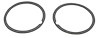 1960 GALAXIE TAIL LIGHT LENS GASKETS PAIR - image 1