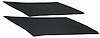 FD163 Sail Panels for 1963-1964 Ford Galaxie Hardtop - image 1