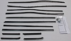1959 FORD GALAXIE 4 DOOR HARDTOP AUTHENTIC FELTKIT 12PC - image 1
