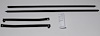 69-72 G.T.O. CONVERTIBLE OUTERS FELTKIT - image 1