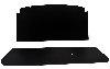 1969-75 TRAVELALL BLACK HEADLINER 4 PCS - image 3