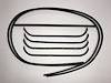 1941-49 INTERNATIONAL PANEL TRUCK FELTKIT + UPPER CHANNELS - image 1