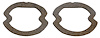 58 CHEVROLET TAILLIGHT LENS GASKET SET - image 1