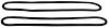 59 CHEVROLET TAILLIGHT LENS GASKET SET - image 1