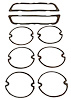 60 CHEVROLET LENS GASKET SET - image 1