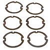 61 CHEVROLET TAILLIGHT LENS GASKET SET - image 1
