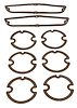 62 CHEVROLET LENS GASKET SET - image 1