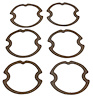 63 CHEVROLET PARKLIGHT LENS GASKET SET - image 1