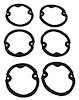 64 CHEVROLET TAILLIGHT LENS GASKET SET - image 1