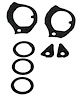 60 CHEVROLET DOOR HANDLE AND LOCK GASKET SET - image 1