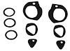 61-62 CHEVROLET DOOR HANDLE AND LOCK GASKET SET - image 1