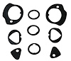 63-64 CHEVROLET DOOR HANDLE AND LOCK GASKET SET - image 1