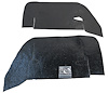 61 CHEVROLET A-ARM DUST SHIELDS 1-PAIR W MOUNTING STAPLES - image 1